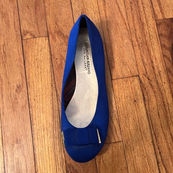 Christian Siriano Size 8.5w Slightly used blue flats - Picture 11 of 11